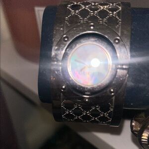 Gucci Silver Patterned Smartwatch